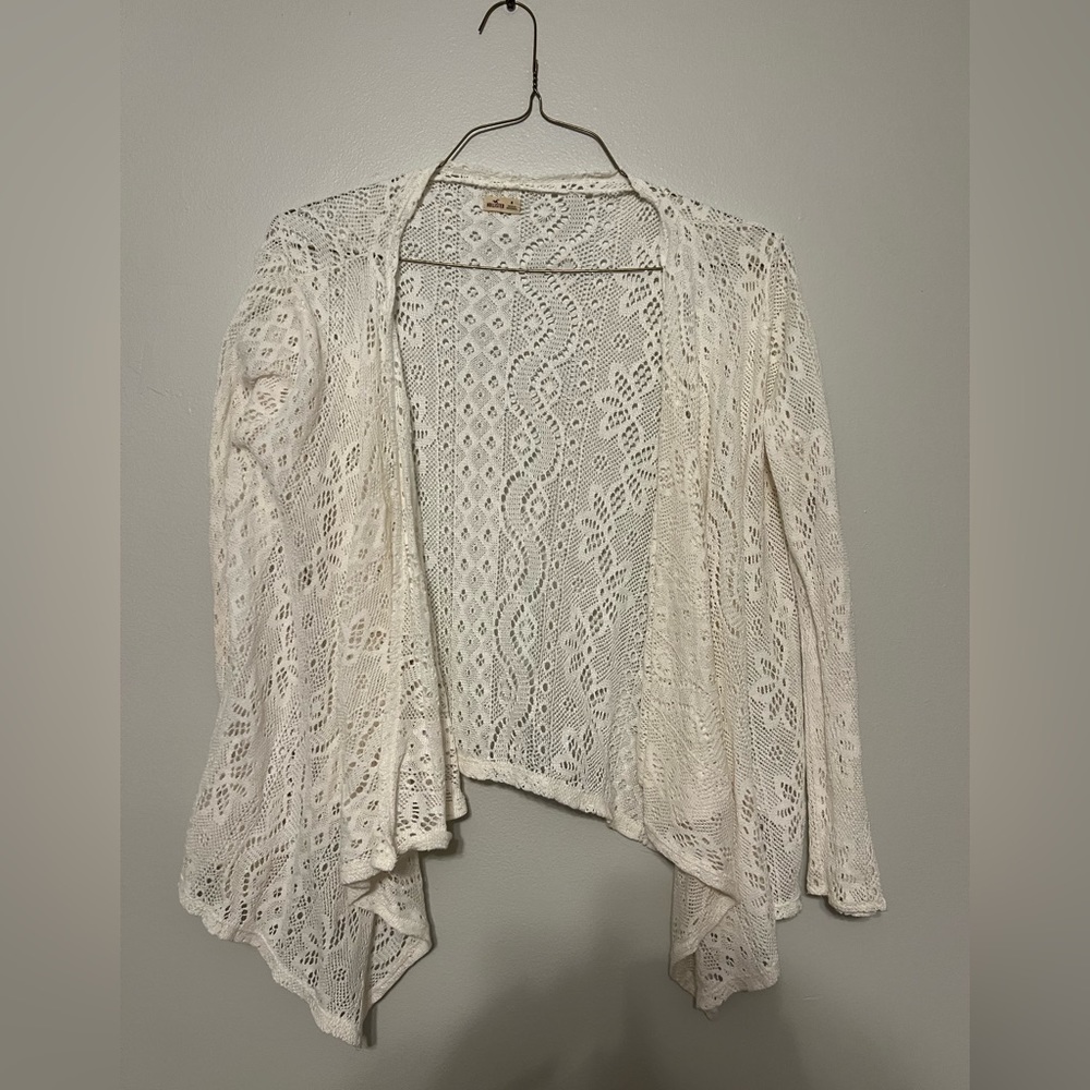 White lace coverup hollister